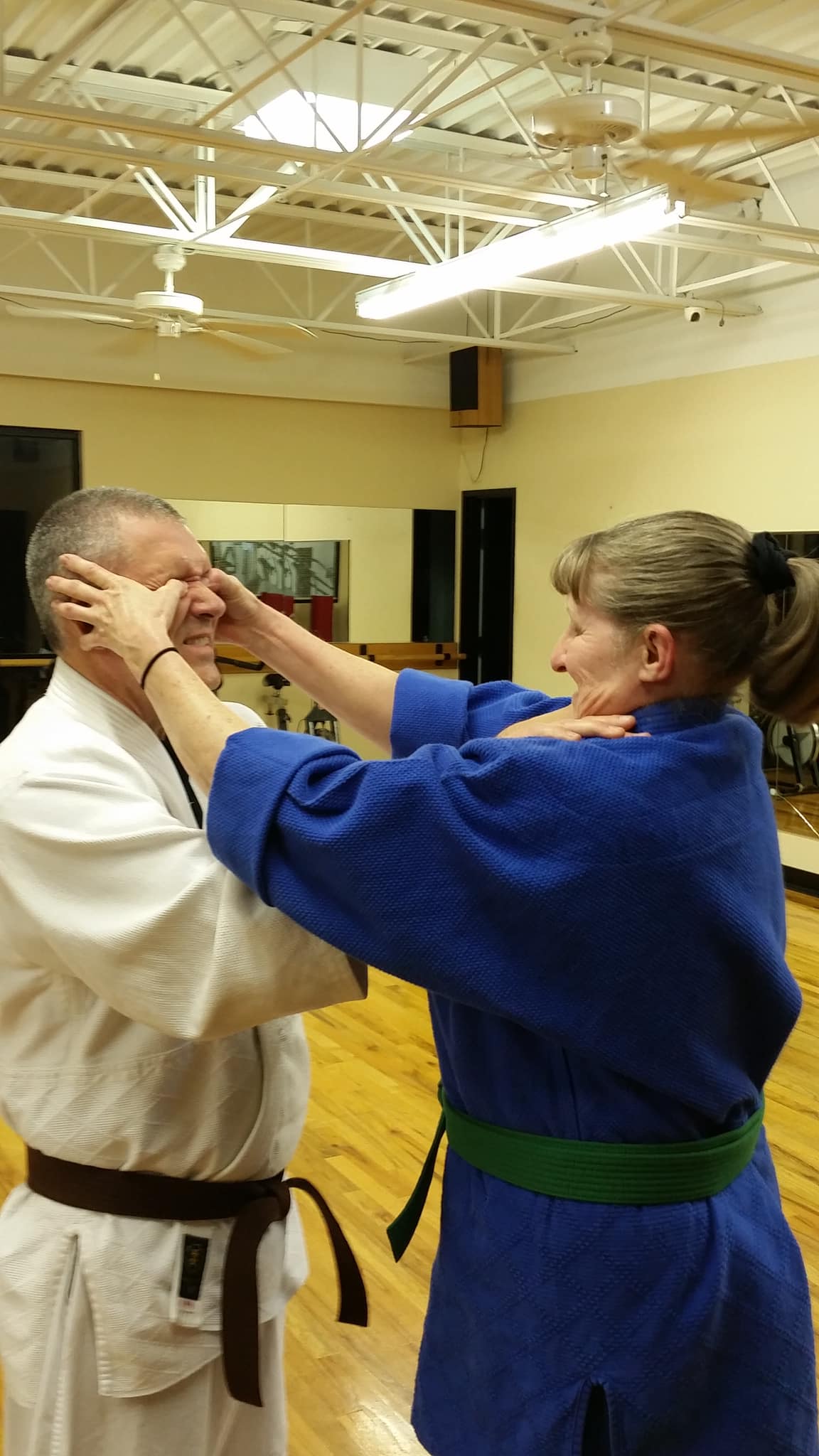 Martial arts practice at Oklahoma City dojo